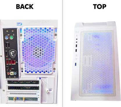 ~THE PHOENIX Performance Plus Bundle~ Gaming PC Desktop VR Gaming Capable| Powered by Intel i7-8500 @3.0 GHz CPU and 3060 Graphics Card|32GB DDR4 RAM, 1TB NVME SSD +256GB SSD, WiFi Ready + Windows 11 Pro