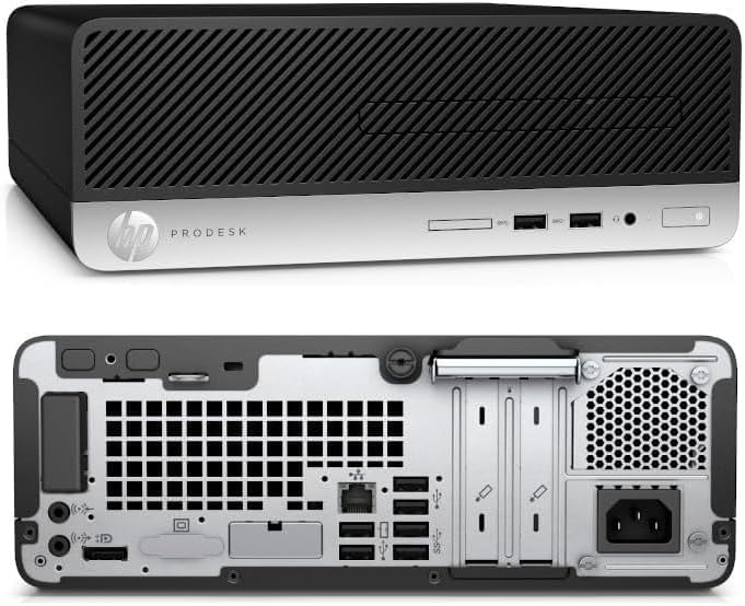 HP ProDesk 400-G5 Desktop Computer PC: Intel i5-8500 (Renewed) Free Keyboard & Mouse included