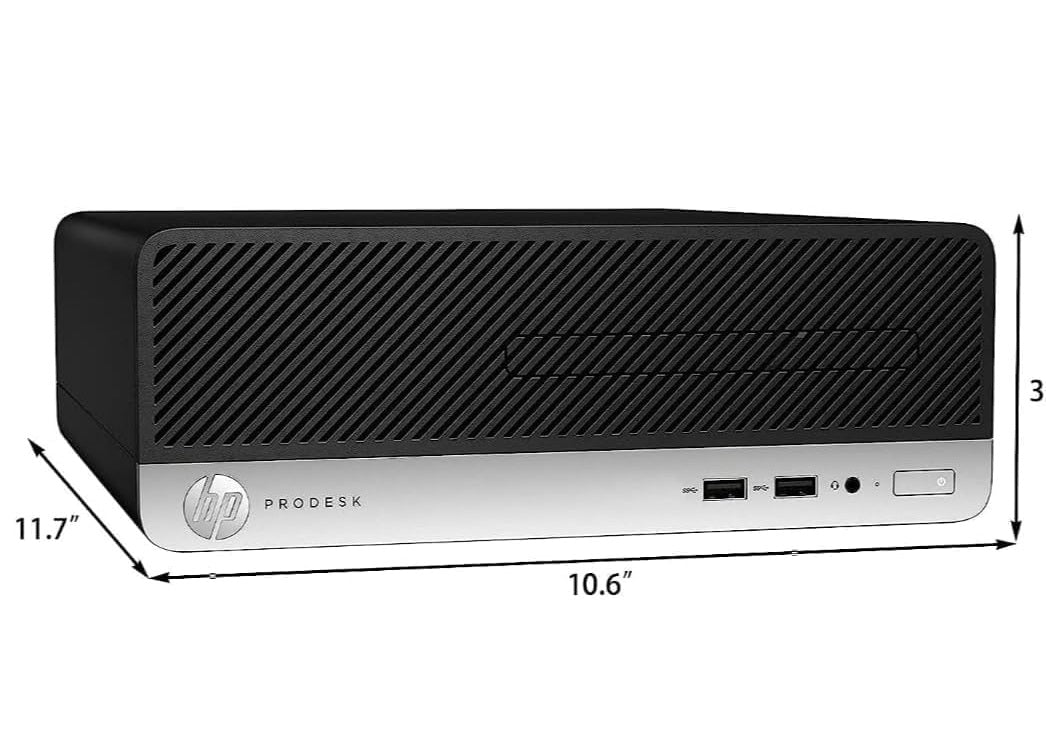 HP ProDesk 400-G5 Desktop Computer PC: Intel i5-8500 (Renewed) Free Keyboard & Mouse included