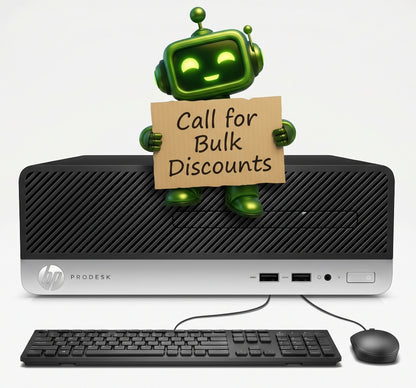 HP ProDesk 400-G5 Desktop Computer PC: Intel i5-8500 (Renewed) Free Keyboard & Mouse included