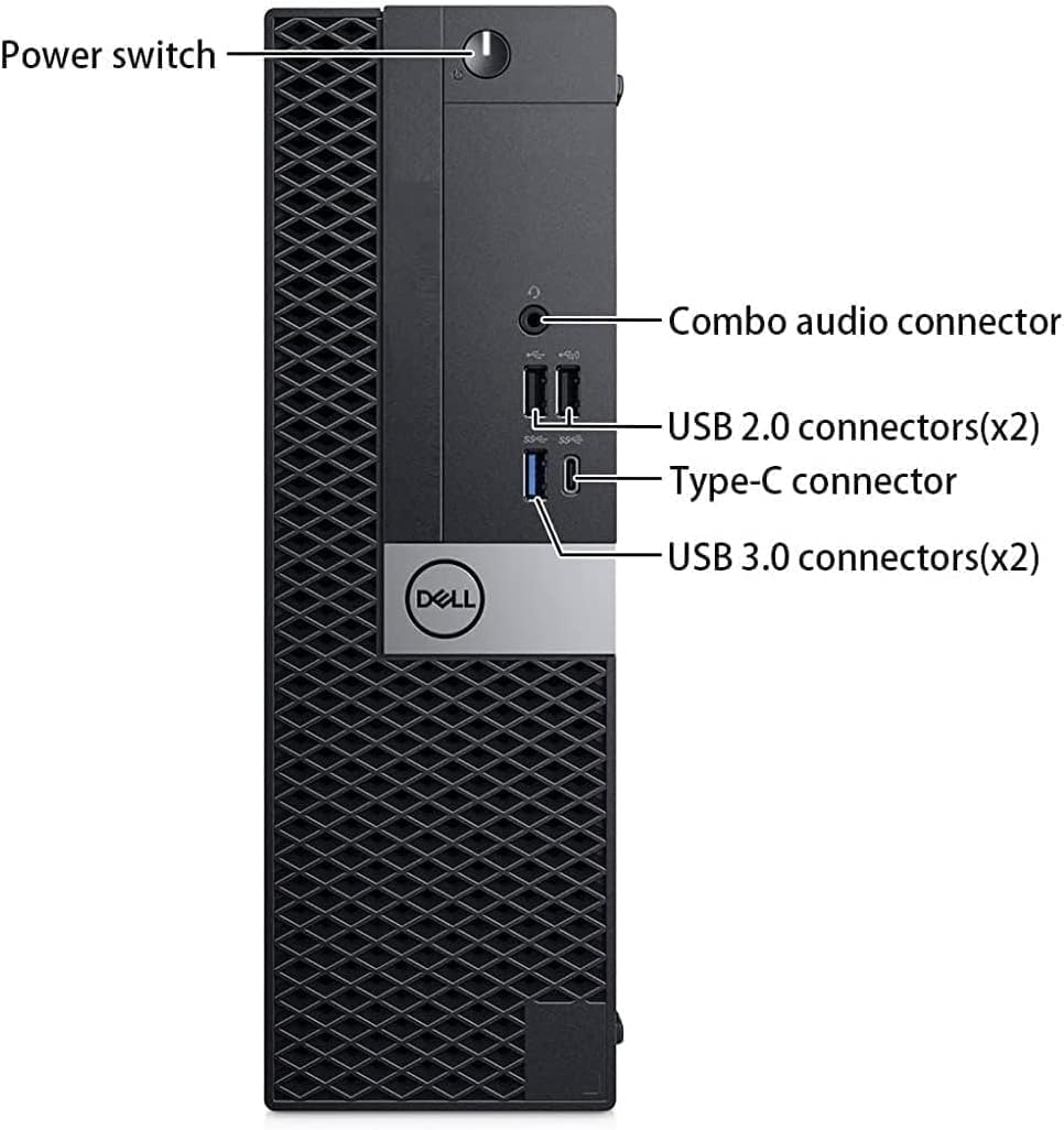 Dell OptiPlex 5060 SFF Desktop Computer PC: Intel i5-8500 (Renewed) Free Keyboard & Mouse included
