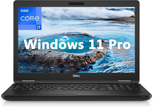 15.6" Dell Latitude 5590 Laptop PC: Intel i7-8650U, 32GB RAM, 1TB SSD, Windows 11 Pro