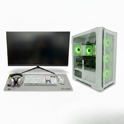 ~THE PHOENIX Performance Plus Bundle~ Gaming PC Desktop VR Gaming Capable| Powered by Intel i7-8500 @3.0 GHz CPU and 3060 Graphics Card|32GB DDR4 RAM, 1TB NVME SSD +256GB SSD, WiFi Ready + Windows 11 Pro